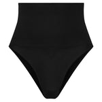 BYE-BRA - NAHTLOSER GÜRTEL STIL TANGA SCHWARZ GRÖSSE S