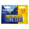 VARTA - LONGLIFE POWER ALKALINE BATTERIE AAA LR03 10 ST