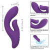 CALEXOTICS - STELLA DUAL PLEASER VIOLET