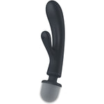 SATISFYER - TRIPLE LOVER RABBIT VIBRATOR MASSAGER ROSA