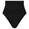 BYE-BRA - NAHTLOSER GÜRTEL STIL TANGA SCHWARZ GRÖSSE S