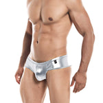 CUT4MEN - CHEEKY BRIEF SILVER L.