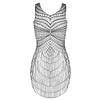 OBSESSIVE - D607 NETZKLEID EINE GRÖSSE
