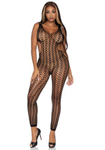 LEG AVENUE - GITTERNETZ-BODYSTOCKING, EINHEITSGRößE