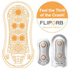 TENGA - FLIP ORB STRONG CRASH MASTURBATOR WEISS UND ORANGE