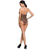 PASSION - WOMAN BS087 SCHWARZER BODYSTOCKING, EINE GRÖSSE