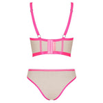 OBSESSIVE - NUDELIA SET ZWEITEILIG ROSA S/M