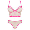 OBSESSIVE - NUDELIA SET ZWEITEILIG ROSA S/M
