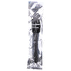 ALL BLACK - RIDGED DUSCHANAL SILIKON 27 CM