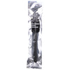 ALL BLACK - PERLENDUSCHE ANAL SILIKON 27 CM