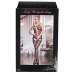QUEEN LINGERIE - BODYSTOCKING MIT ÖFFNUNG S/L