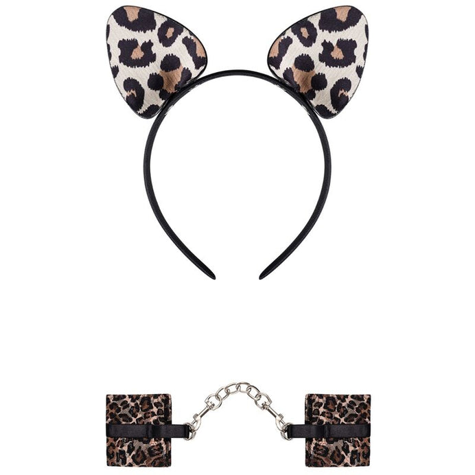 OBSESSIVE - TIGERLLA-HANDSCHELLEN UND LEOPARDENOHREN