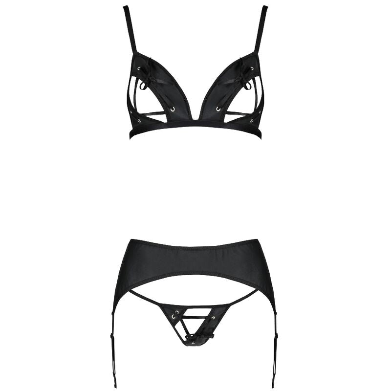 PASSION - MILEY ÖKOLOGISCHES LEDER-SET S/M
