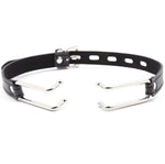 OHMAMA FETISH - LEDER-GAG MIT METALLHAKEN