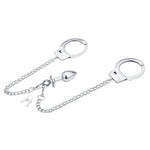 OHMAMA FETISH - HANDSCHELLEN MIT METALL UND STECKER