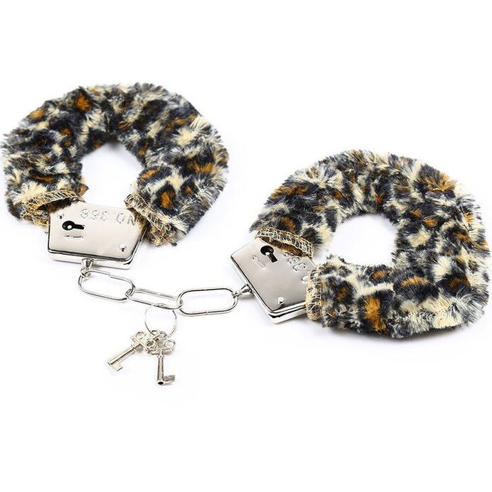 OHMAMA FETISH - SAMT FURLINED METALL HANDGELENK-MANSCHETTEN
