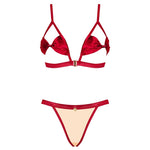 OBSESSIVE - RUBINESA ZWEITEILIGES SET S/M