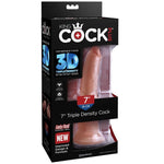 KING COCK - PLUS 3D TRIPLE DENSITY DILDO 18 CM