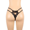 SUBBLIME - SET DREITEILIGES SET BH+ STRUMPFGÜRTEL + STRING S/M