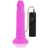 DIVERSIA - FLEXIBLER VIBRIERENDER DILDO LILA 23 CM -O- 4.3 CM