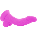 DIVERSIA - FLEXIBLER VIBRIERENDER DILDO LILA 21.5 CM -O- 4.5 CM