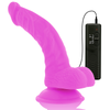 DIVERSIA - FLEXIBLER VIBRIERENDER DILDO LILA 21.5 CM -O- 4.5 CM