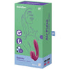 SATISFYER - SUNRAY STIMULATOR UND VIBRATOR APP ROT