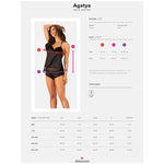 OBSESSIVE - AGATYA-SET ZWEITEILIG L/XL