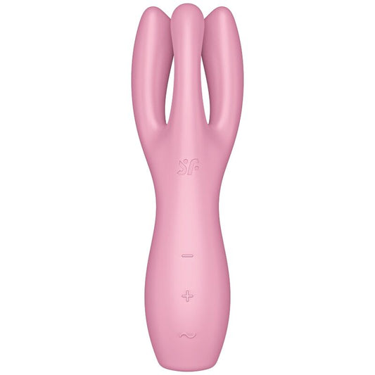 SATISFYER - THREESOME 3 VIBRATOR ROSA