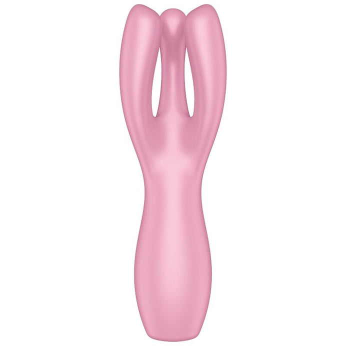 SATISFYER - THREESOME 3 VIBRATOR ROSA