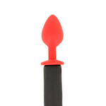 OHMAMA FETISCH TEUFELSCHWANZ SILIKON BUTT PLUG 8 CM