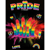 PRIDE - LGBT FLAGGE DILDO WELLE 17 CM