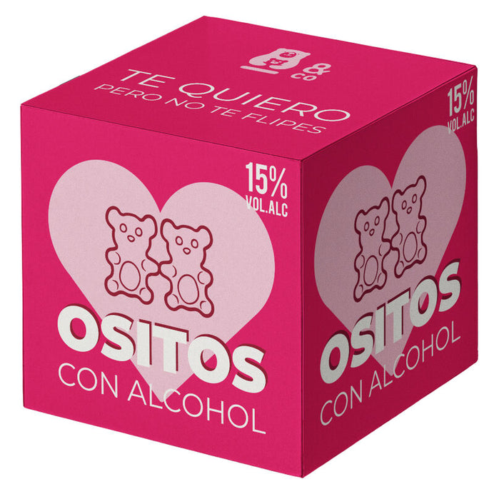 OSITO & CO - GUMMIBÄRCHEN MIT ALKOHOL GIN & ERDBEERE