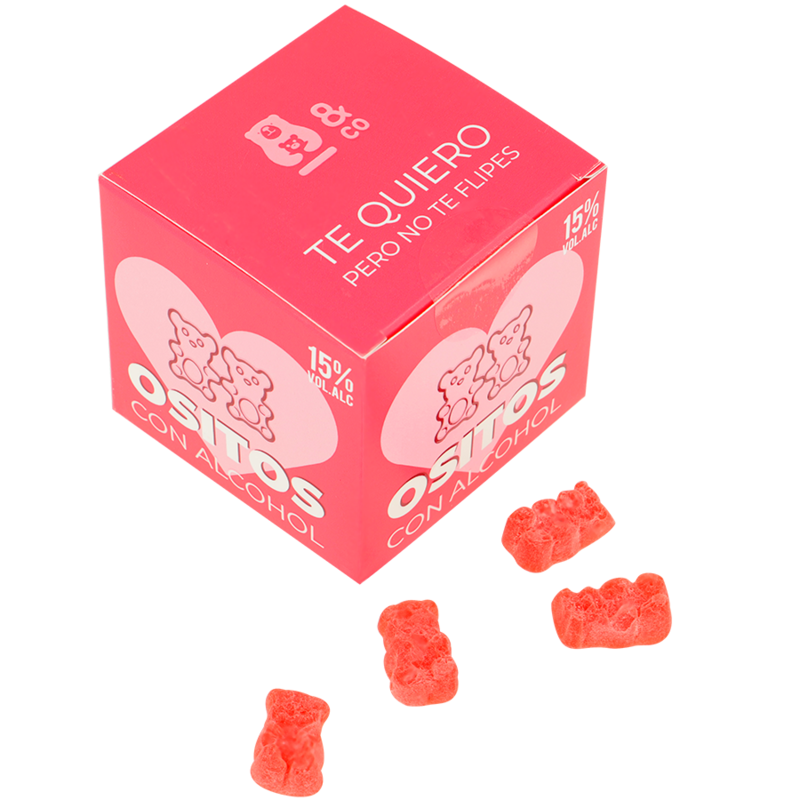 OSITO & CO - GUMMIBÄRCHEN MIT ALKOHOL GIN & ERDBEERE