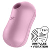 SATISFYER - COTTON CANDY AIR PULSE STIMULATOR & VIBRATOR LILA
