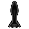 SATISFYER - ROTATOR PLUG 2+ VIBRIERENDE PLUGAPP SCHWARZ