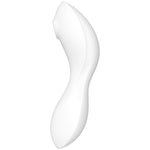 SATISFYER - CURVY TRINITY 5 AIR PULSE STIMULATOR & VIBRATOR APP WEISS