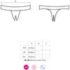 OBSESSIVE - MIAMOR OUVERT THONG S/M