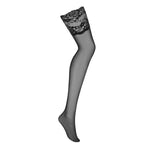 OBSESSIVE - 810- STO-1 SCHWARZE STRUMPFHOSE S/M