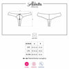 OBSESSIVE - ALABASTRA THONG OBERTEIL WEISS S/M