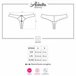 OBSESSIVE - ALABASTRA HÖSCHE SEXY OBERTEIL WEISS L/XL