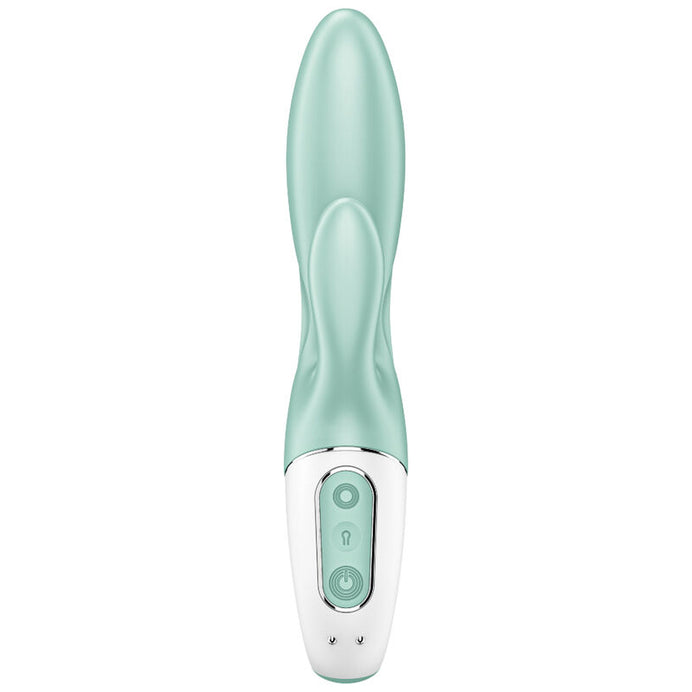 SATISFYER - AIR PUMP BUNNY 5+ AUFBLASBARE KANINCHENVIBRATOR-APP GRÜN