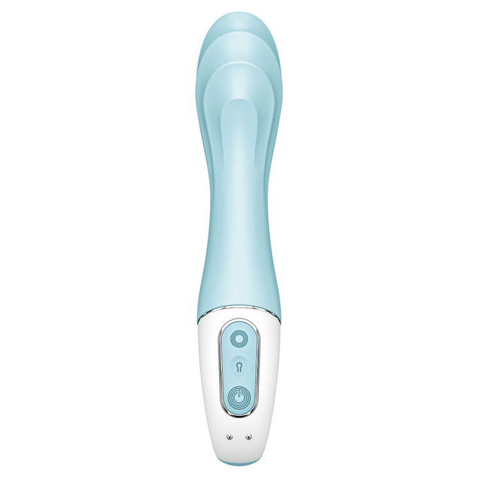 SATISFYER - AIR PUMP VIBRATOR 5+ AUFBLASBARE G-SPOT-VIBRATOR-APP BLAU