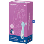SATISFYER - AIR PUMP VIBRATOR 5+ AUFBLASBARE G-SPOT-VIBRATOR-APP BLAU