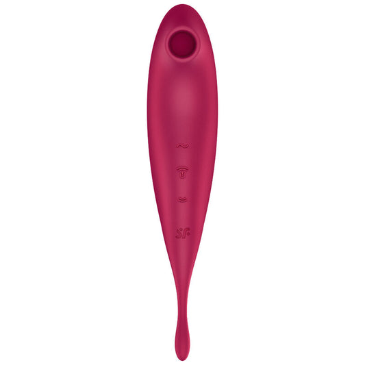 SATISFYER - TWIRLING PRO+ AIR PULSE STIMULATOR & VIBRATOR APP ROT