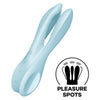 SATISFYER - THREESOME 1 VIBRATOR BLAU