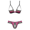 OBSESSIVE - TULIA BH & Tanga Ouvert L/XL