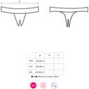 OBSESSIVE - MIAMOR OUVERT THONG S/M