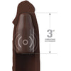 FANTASY X- TENSIONS - PIPEDREAMS HÜLSE 22,86 CM + 7,62 CM STECKER REMOTE BRAUN