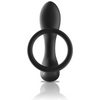 BLACK&SILVER - ANALMASSAGER MIT FERNBEDIENUNG, WIEDERAUFLADBARES SILIKON SCHWARZ